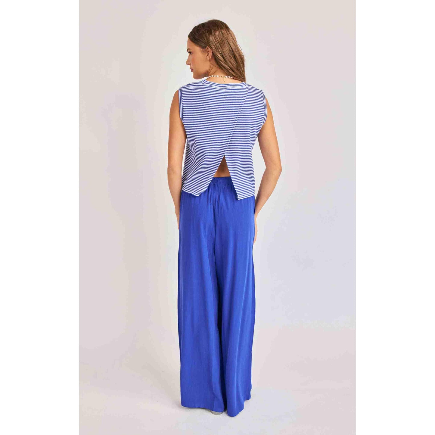 PALMA OVERLAP BACK TOP-LADIES TOPS-SADIE & SAGE-JB Evans Fashions & Footwear