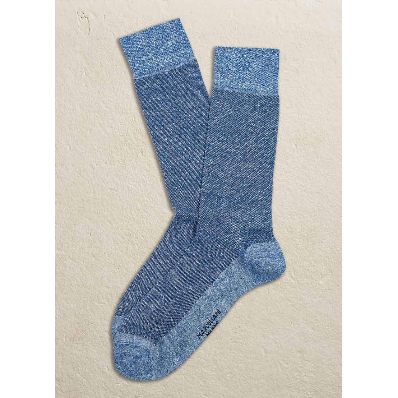 PIQUE MARLED SOCK-MENS SOCKS-MARCOLIANI-JB Evans Fashions & Footwear