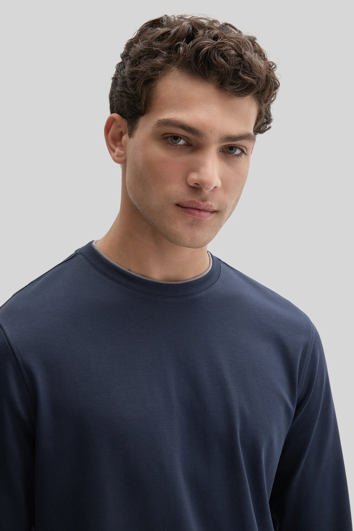 GEORGIA LS CREW DOUBLE NECK