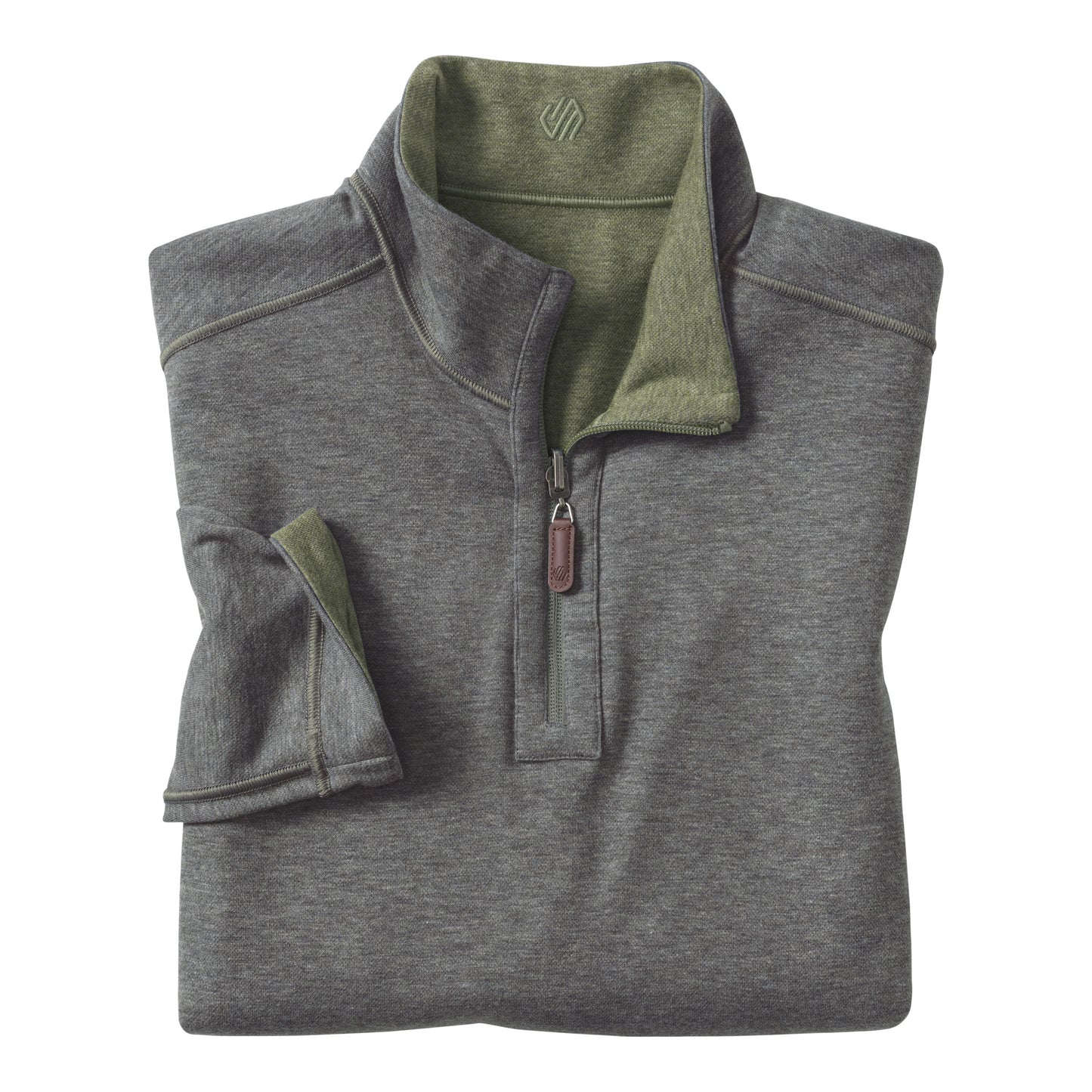 REVERSIBLE QUARTER ZIP-MENS SWEATERS & KNITS-JOHNSTON & MURPHY-JB Evans Fashions & Footwear