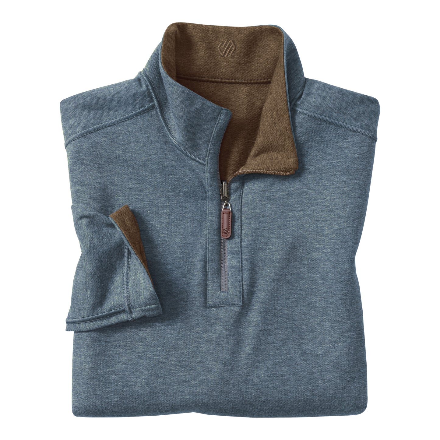 REVERSIBLE SOLID QUARTER ZIP-MENS SWEATERS & KNITS-JOHNSTON & MURPHY-JB Evans Fashions & Footwear