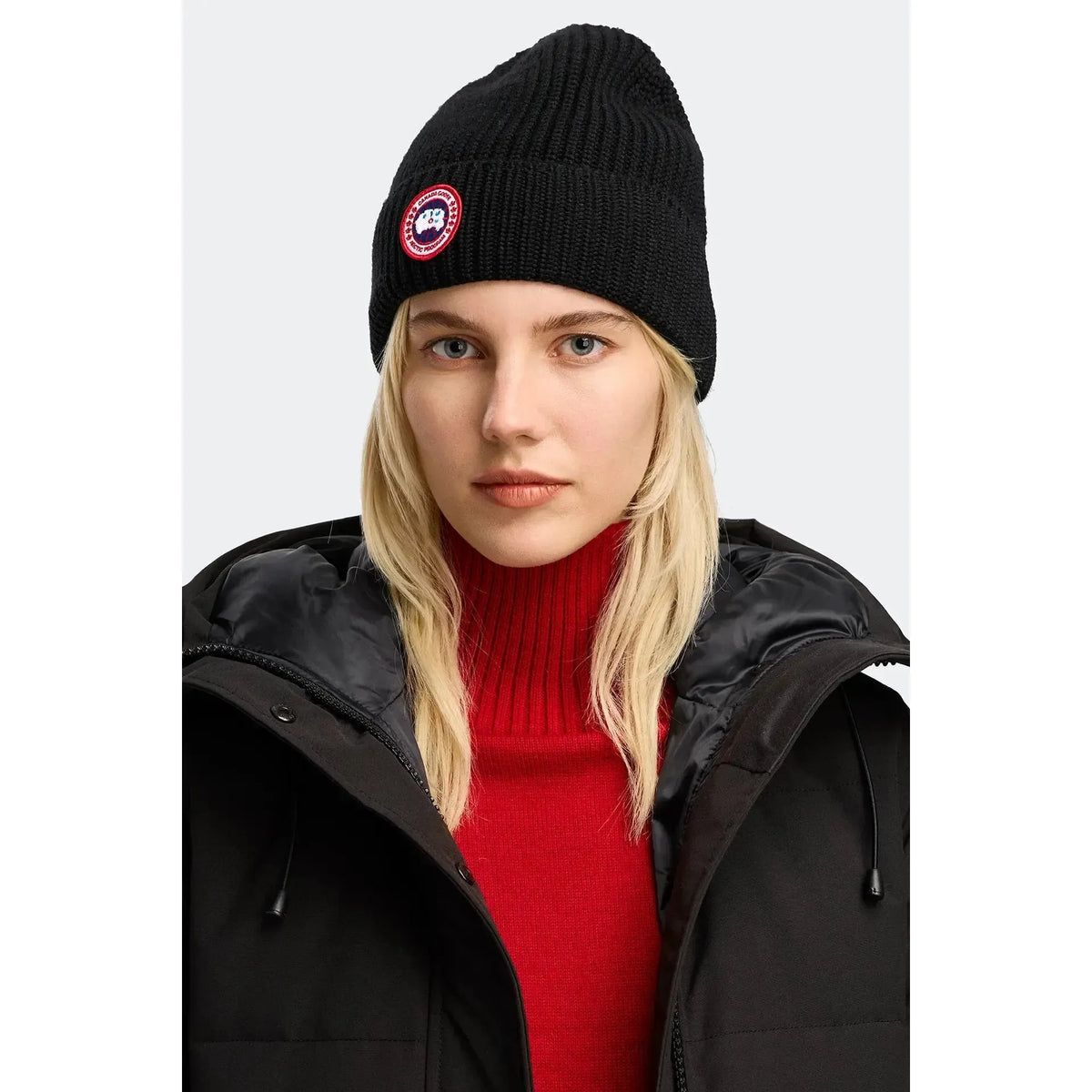 RIB TOQUE BLACK-MENS HATS-CANADA GOOSE-JB Evans Fashions & Footwear