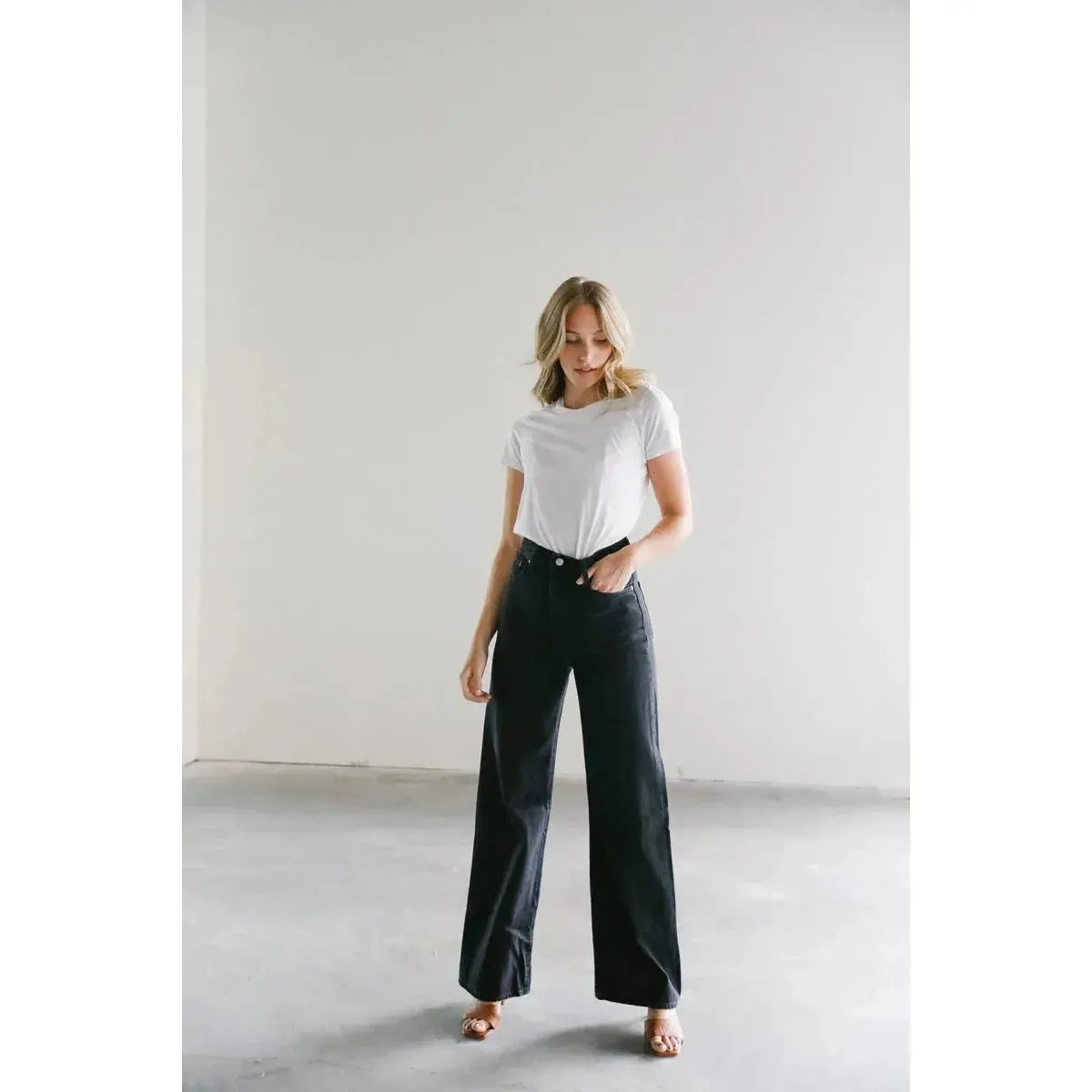 RIBCAGE WIDE LEG ROSIE POSIE-LADIES DENIM-LEVIS-JB Evans Fashions & Footwear