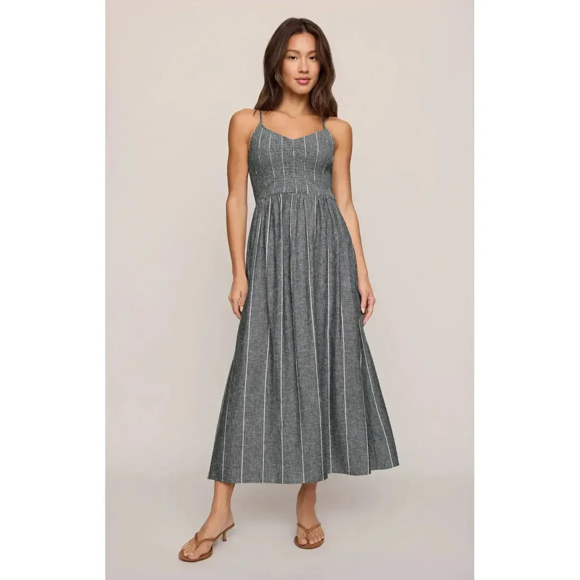 ROMY STRIPED MAXI DRESS-LADIES DRESSES & JUMPERS-Z SUPPLY-JB Evans Fashions & Footwear
