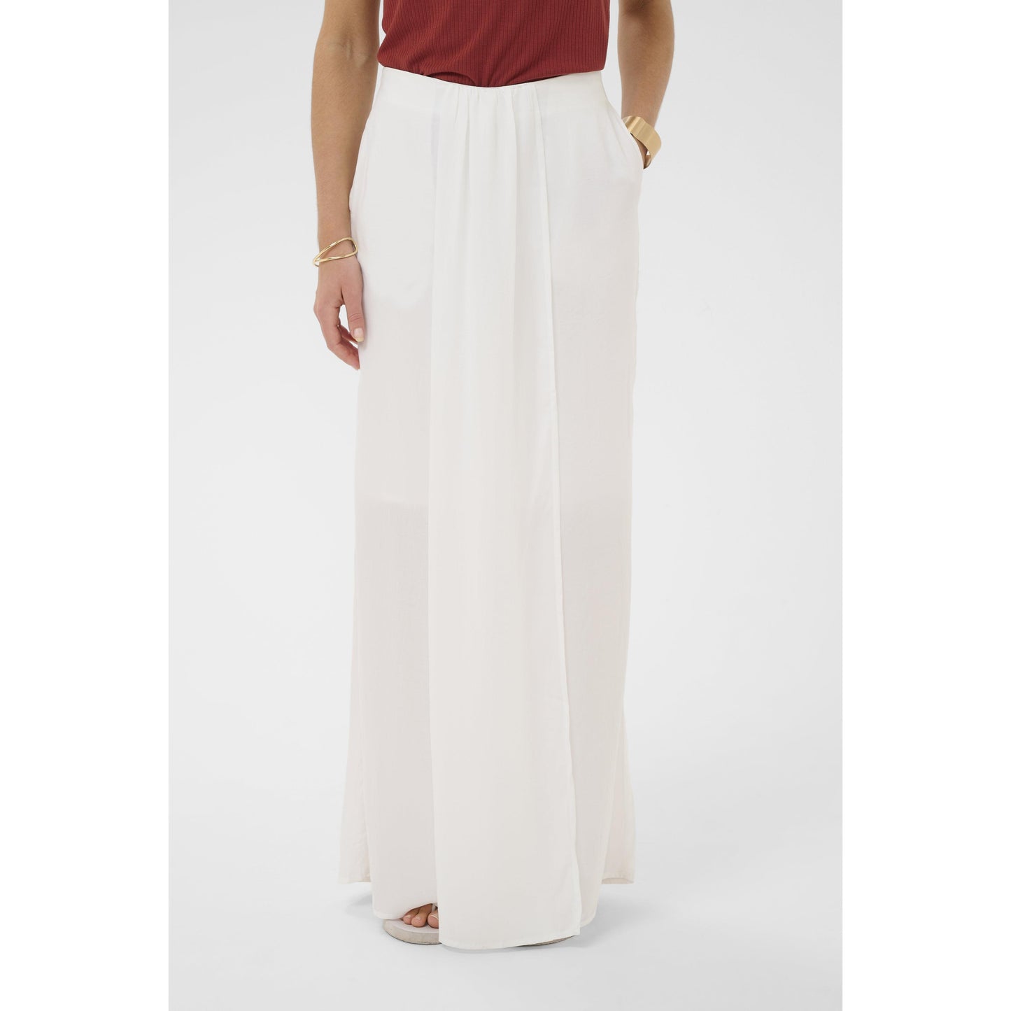 RONJA PANT-LADIES PANTS-CREAM-JB Evans Fashions & Footwear