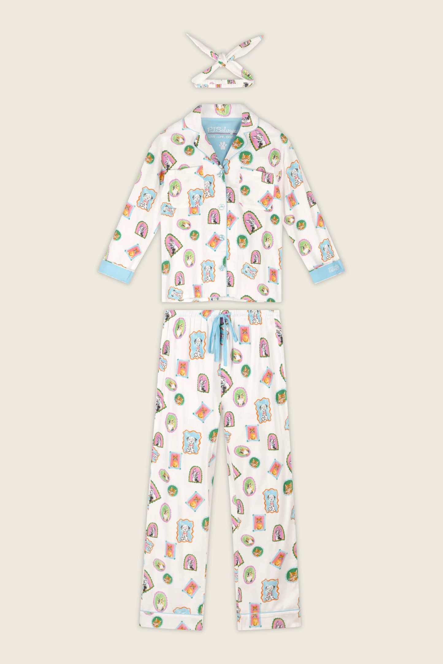 YOU ARE PAWFECT HERITAGE FLANNEL SET