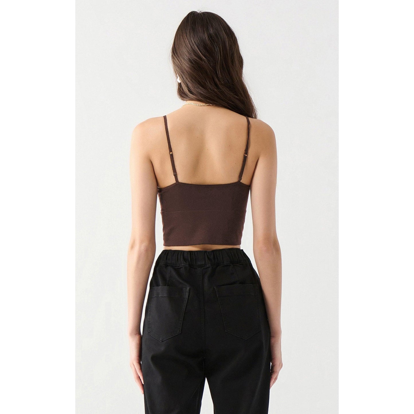 SEAMLESS BRA TOP-LADIES T-SHIRTS & TANKS-DEX-JB Evans Fashions & Footwear