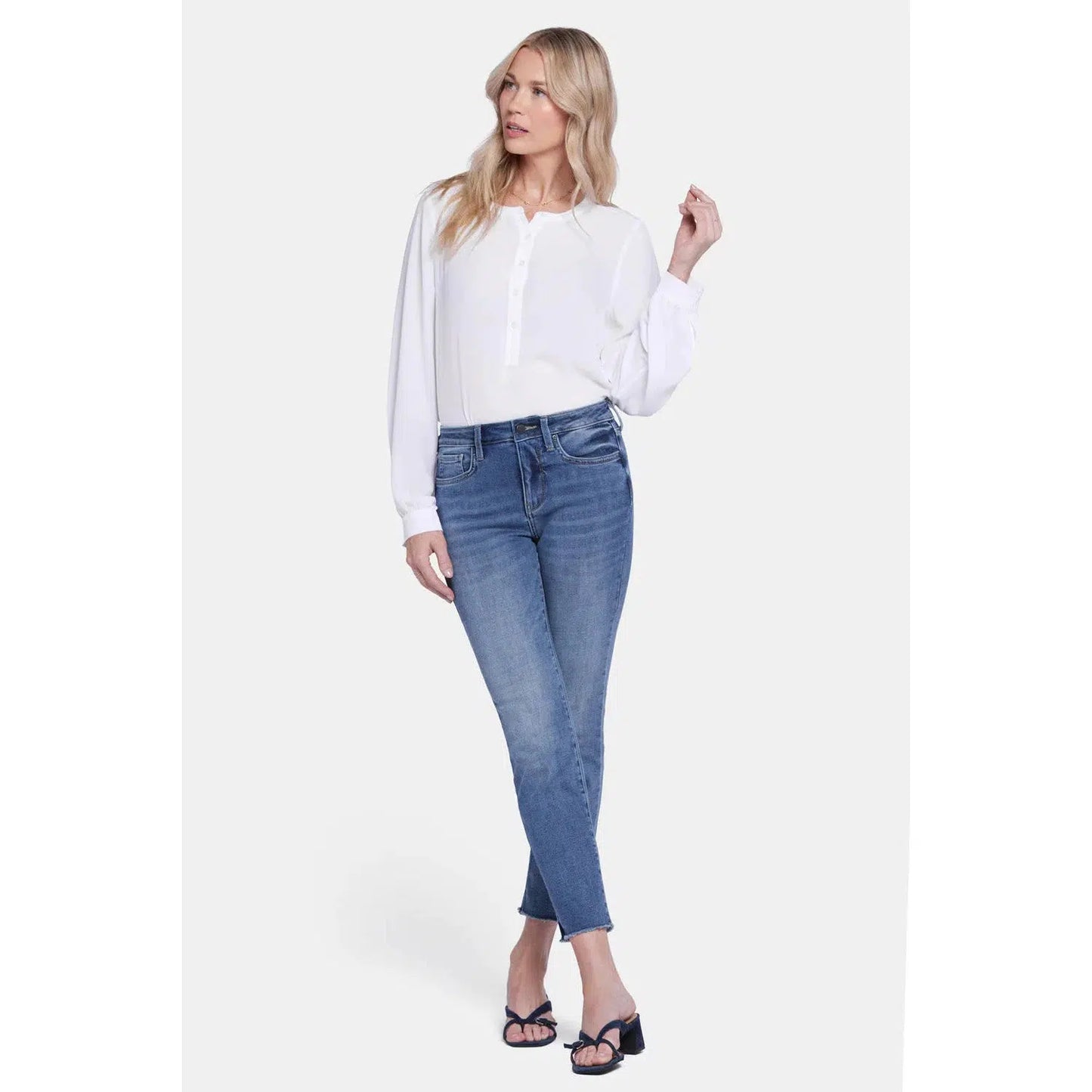 SHERI ANKLE FRAY HEM-LADIES DENIM-NOT YOUR DAUGHTERS JEANS-JB Evans Fashions & Footwear