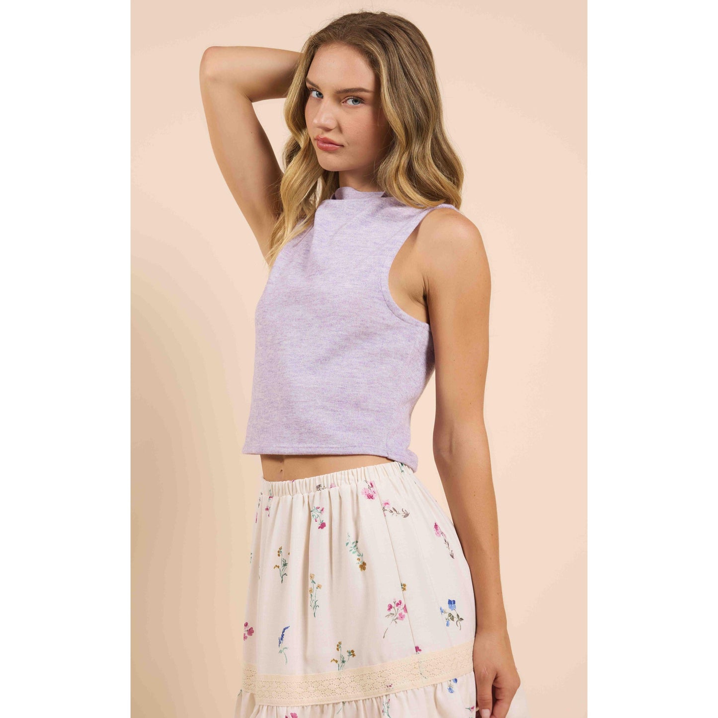 SOFT MOMENTS HIGH NECK KNIT-LADIES SWEATERS & KNITS-SADIE & SAGE-JB Evans Fashions & Footwear