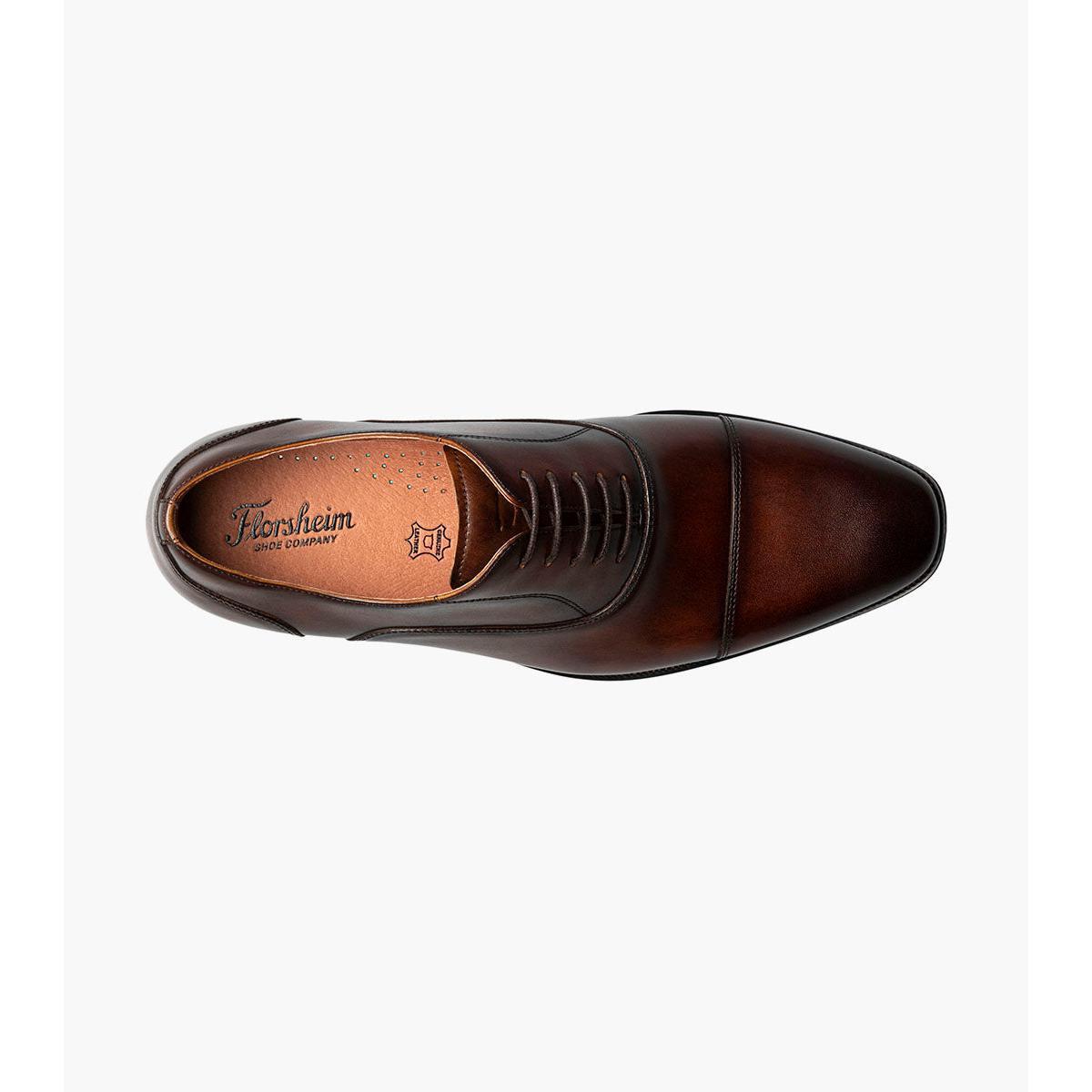 SORRENTO LUX CAP TOE-MENS DRESS FOOTWEAR-FLORSHEIM-JB Evans Fashions & Footwear