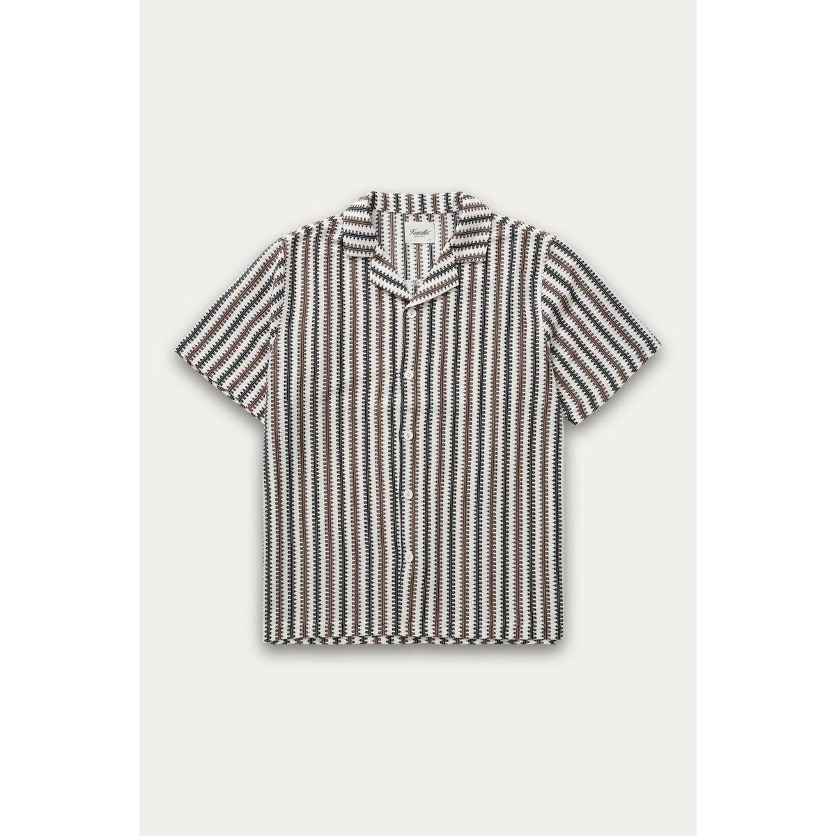 S/S ZIG ZAG SHIRT-MENS SHIRTS-KUWALLA-JB Evans Fashions & Footwear