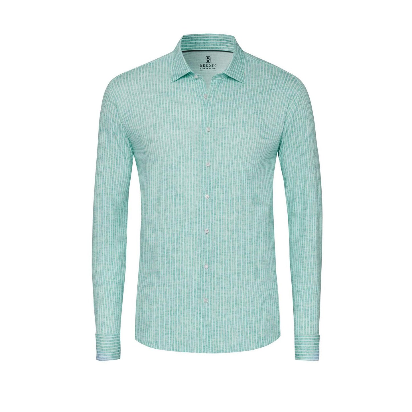 STRIPE JERSEY STRETCH-MENS SHIRTS-DESOTO-JB Evans Fashions & Footwear