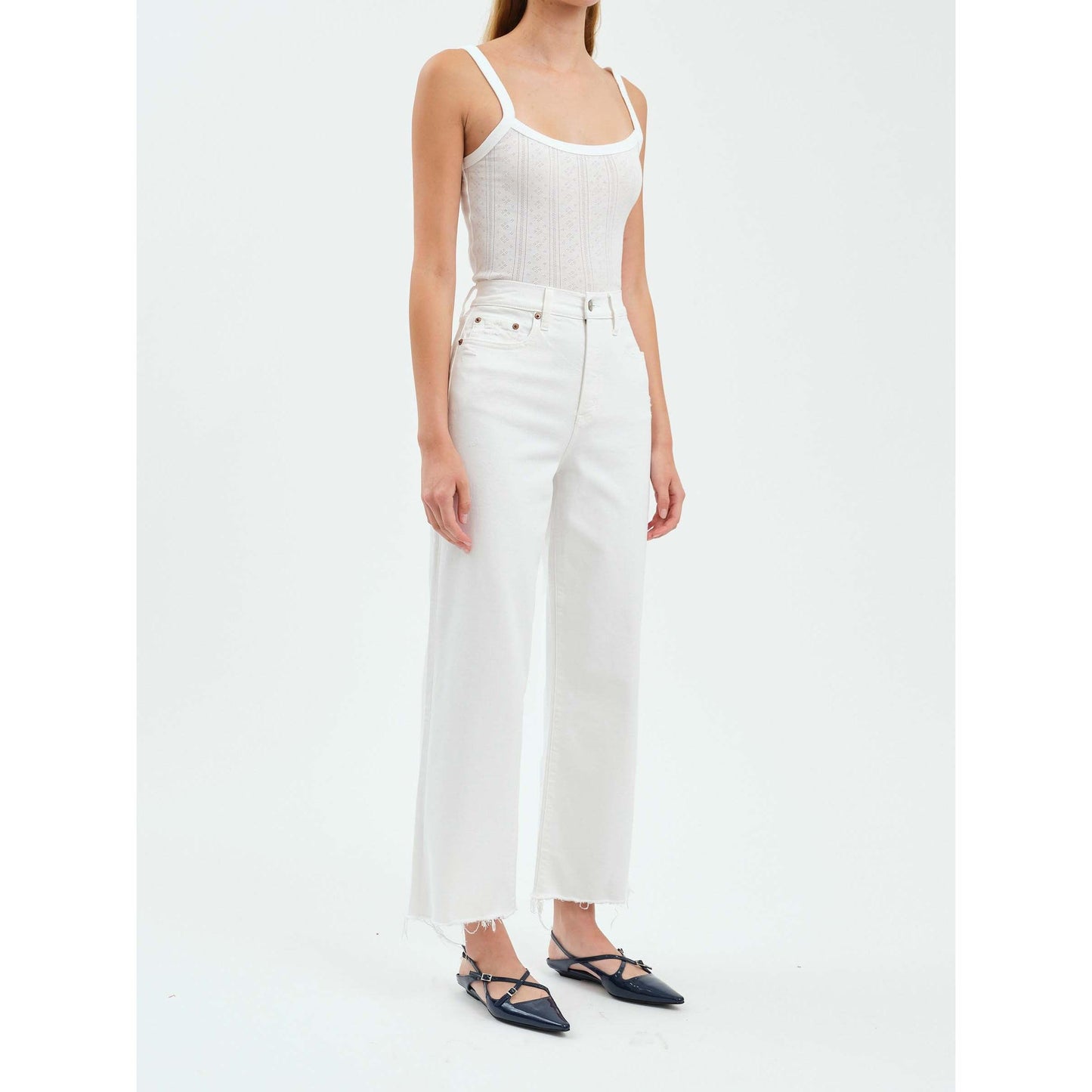 SUNDAZE CROP HIGH RISE VINTAGE STRAIGHT CROP-LADIES DENIM-DAZE-JB Evans Fashions & Footwear