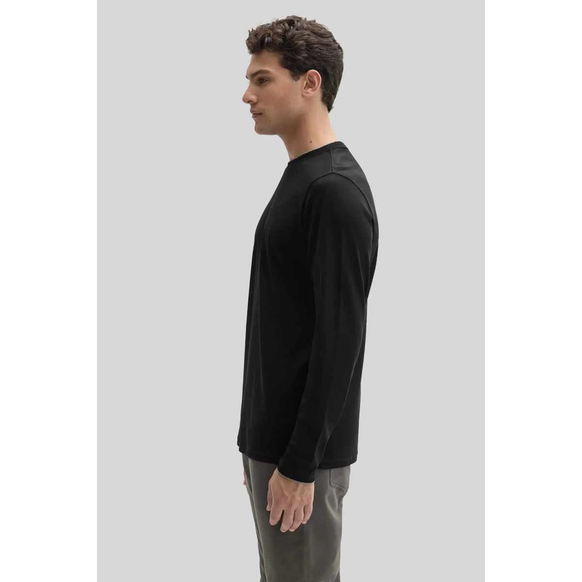 THE BARAKETT DOUBLE NECK LS-MENS T-SHIRTS & POLO'S-ROBERT BARAKETT-JB Evans Fashions & Footwear