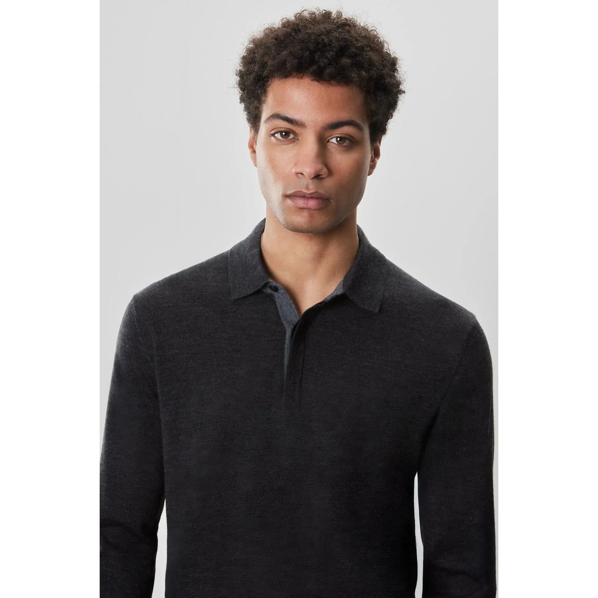 THOMAS LS MERINO POLO-MENS SWEATERS & KNITS-ROBERT BARAKETT-JB Evans Fashions & Footwear