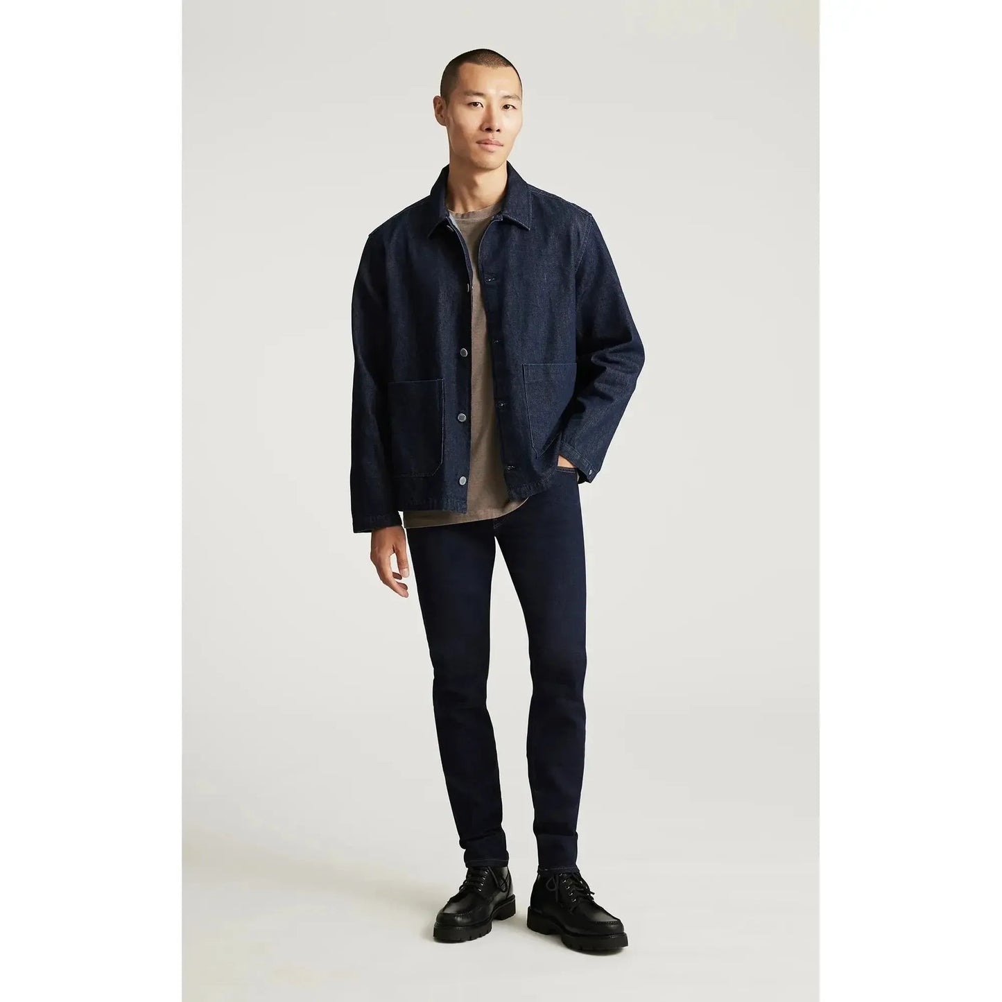 TWO POCKET SHIRT DARK INDIGO-MENS LIGHTWEIGHT COATS & JACKETS-MAVI-JB Evans Fashions & Footwear