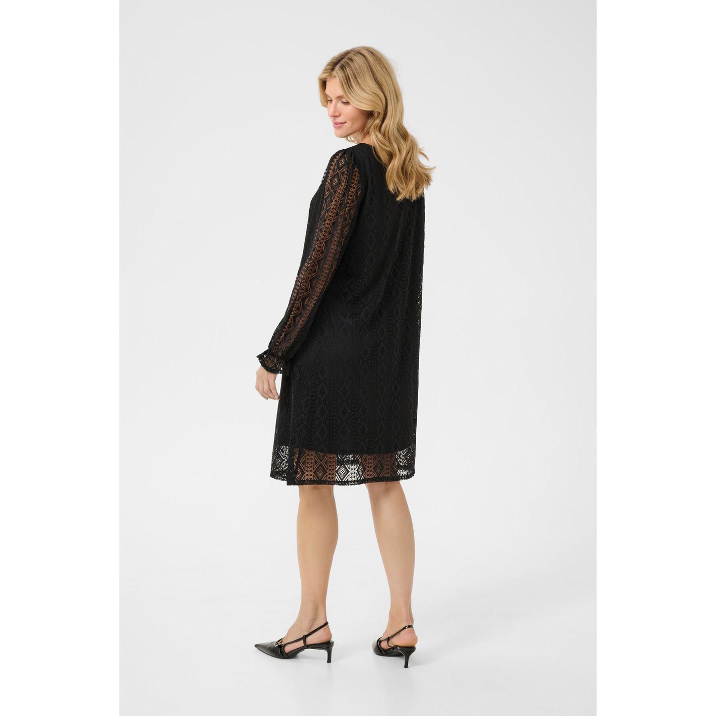 VALERIE DRESS-LADIES DRESSES & JUMPERS-CREAM-JB Evans Fashions & Footwear