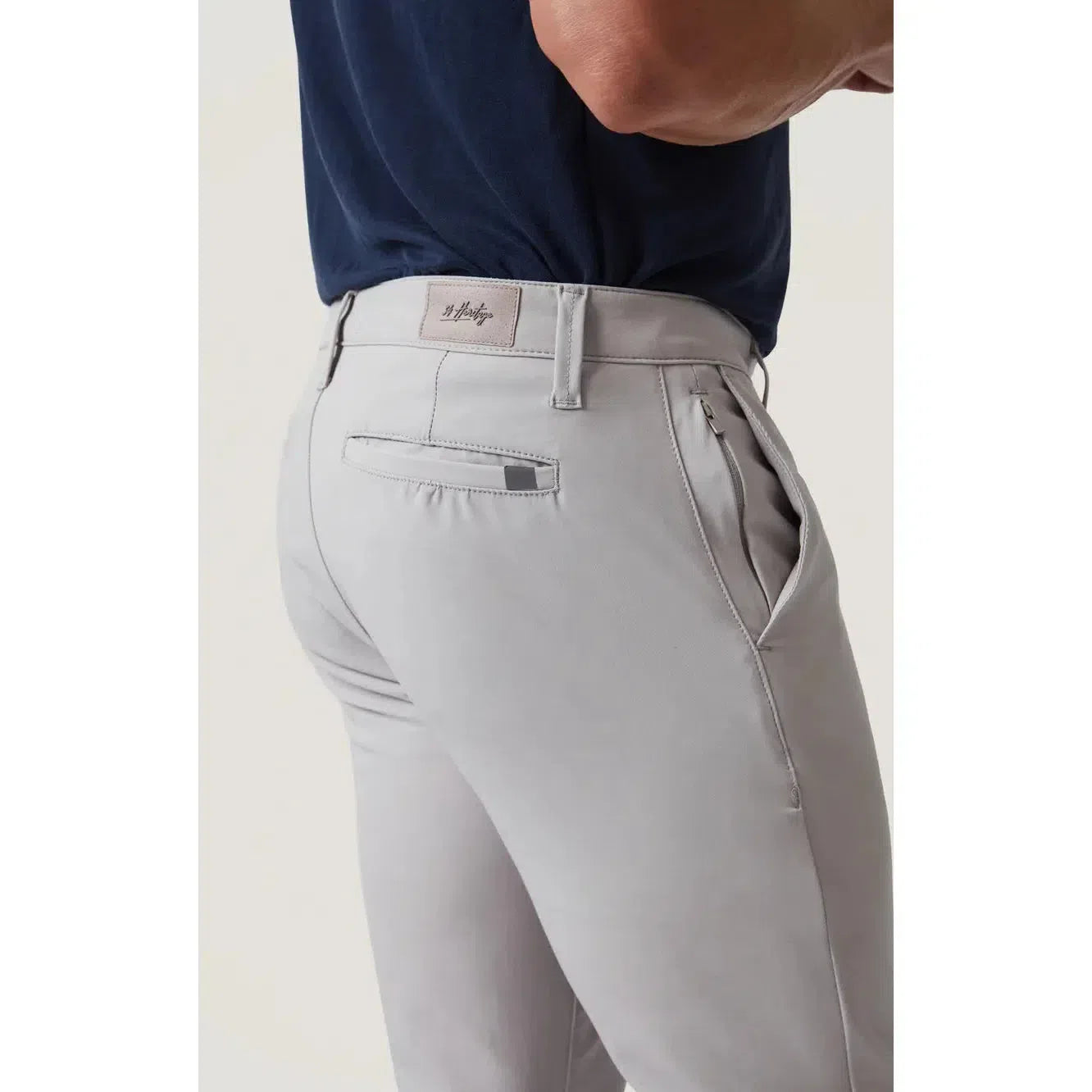 VERONA GREY COMMUTER LUXE-MENS PANTS-34 HERITAGE-JB Evans Fashions & Footwear