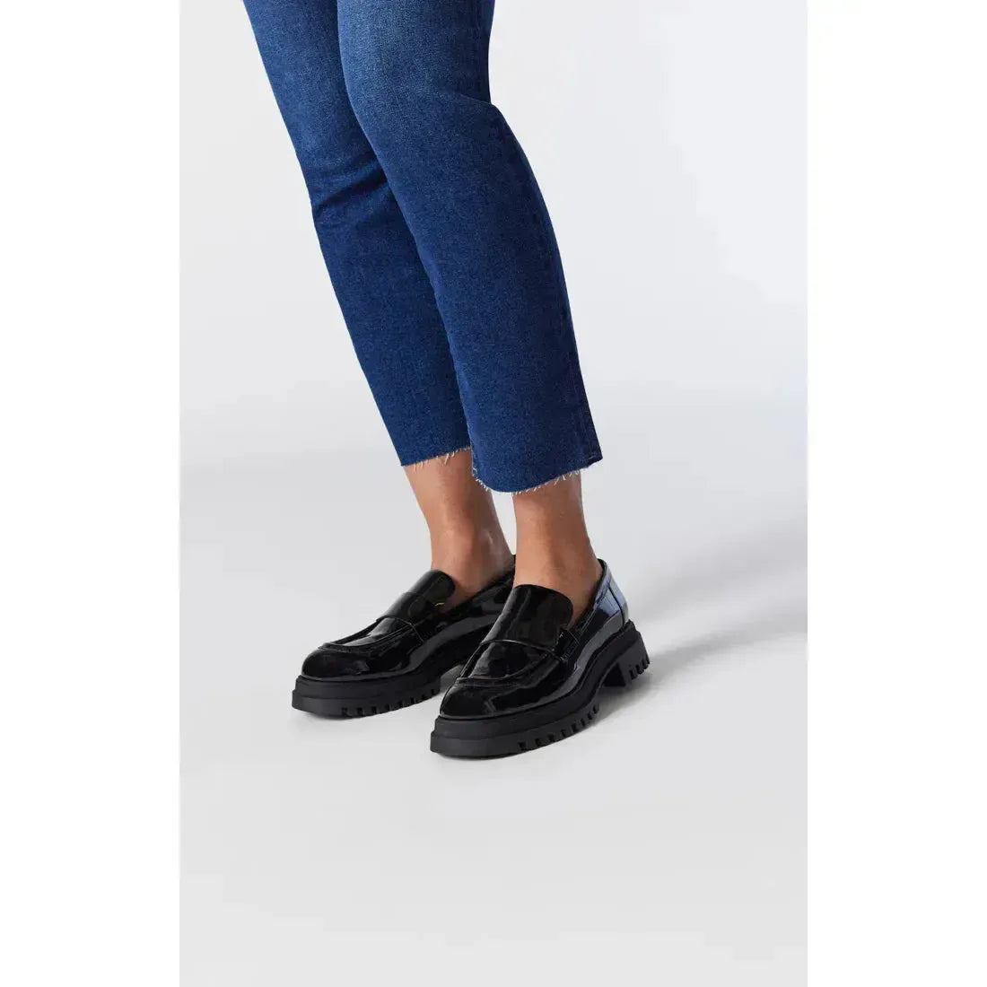 VIOLA DARK BRUSHED FLEX BLUE-LADIES DENIM-MAVI-JB Evans Fashions & Footwear