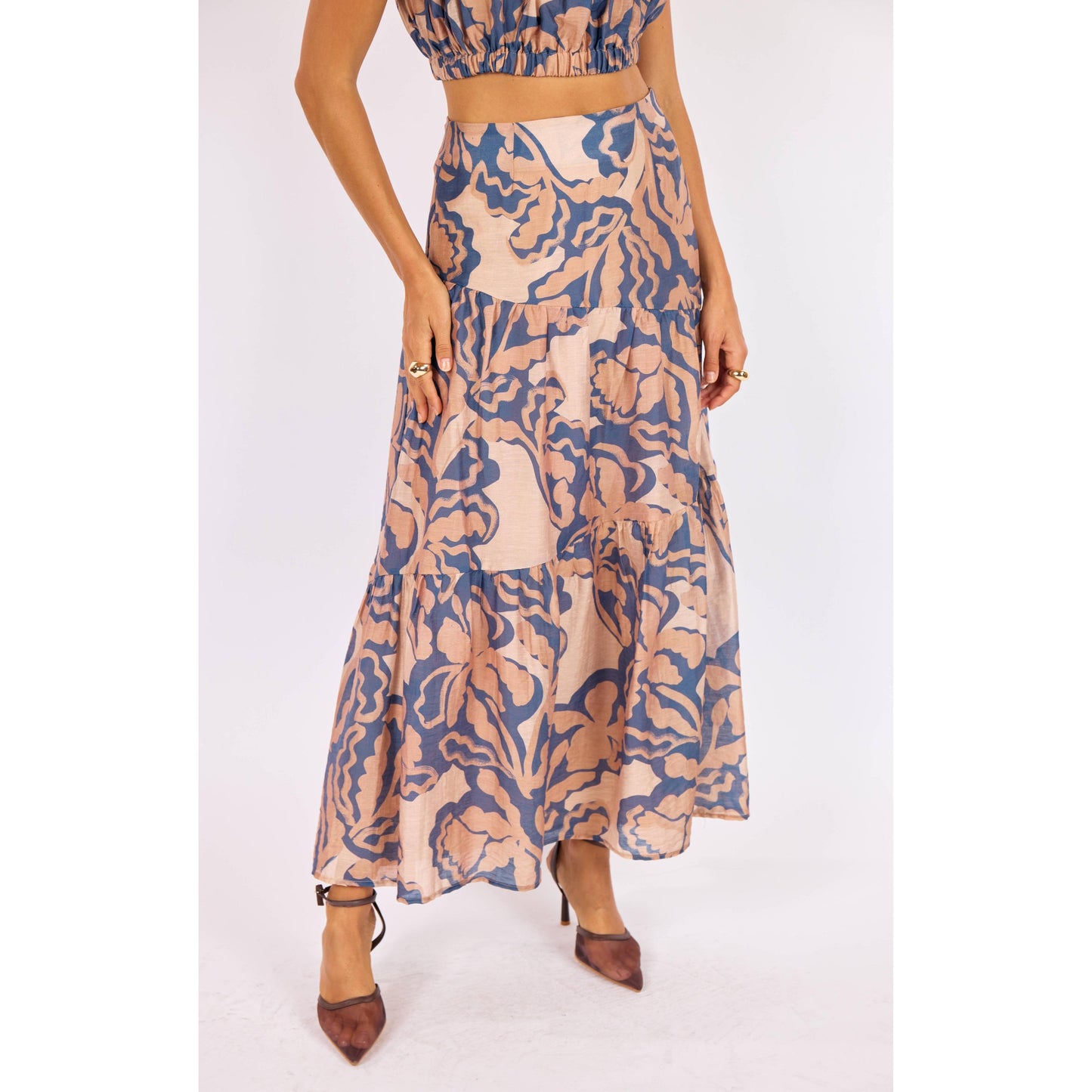 WILD CITY MAXI SKIRT-LADIES SKIRTS-SAGE THE LABEL-JB Evans Fashions & Footwear