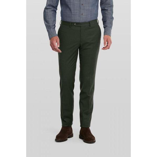 Men's Dark Green Dress Pants