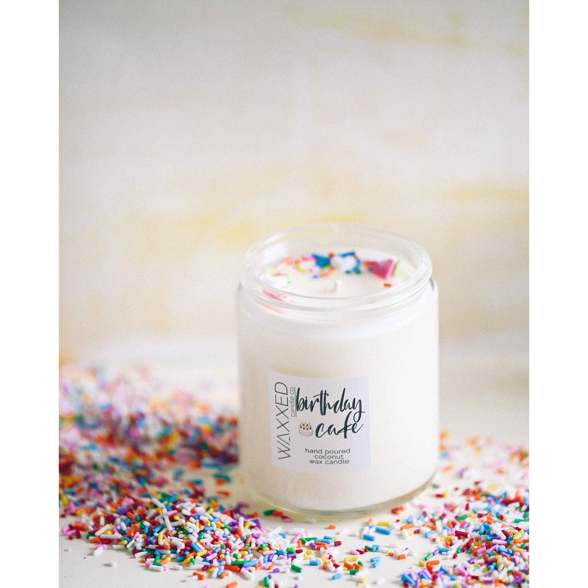 BIRTHDAY CAKE 8 OZ CANDLE-HOME-WAXXED CANDLE CO.-JB Evans Fashions & Footwear