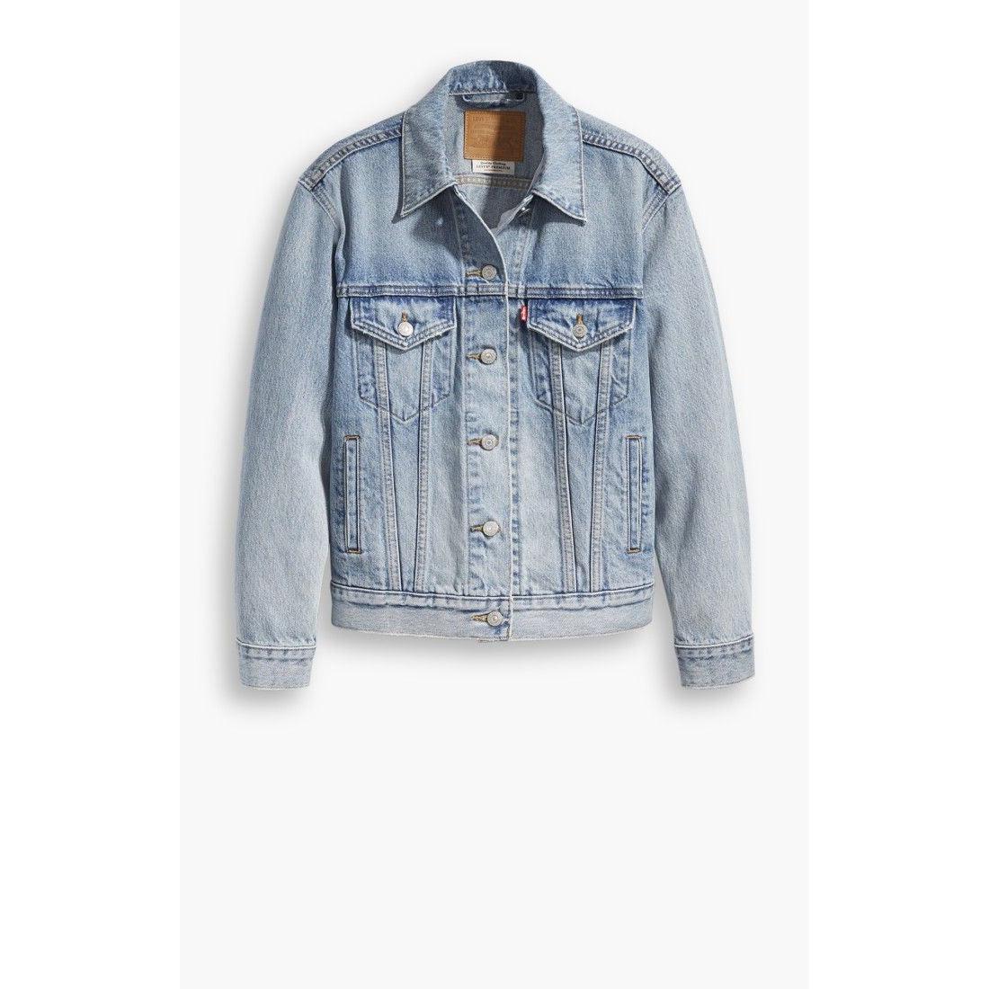 EX-BOYFRIEND TRUCKER FOR REAL-LADIES LIGHTWEIGHT COATS & JACKETS-LEVIS-JB Evans Fashions & Footwear