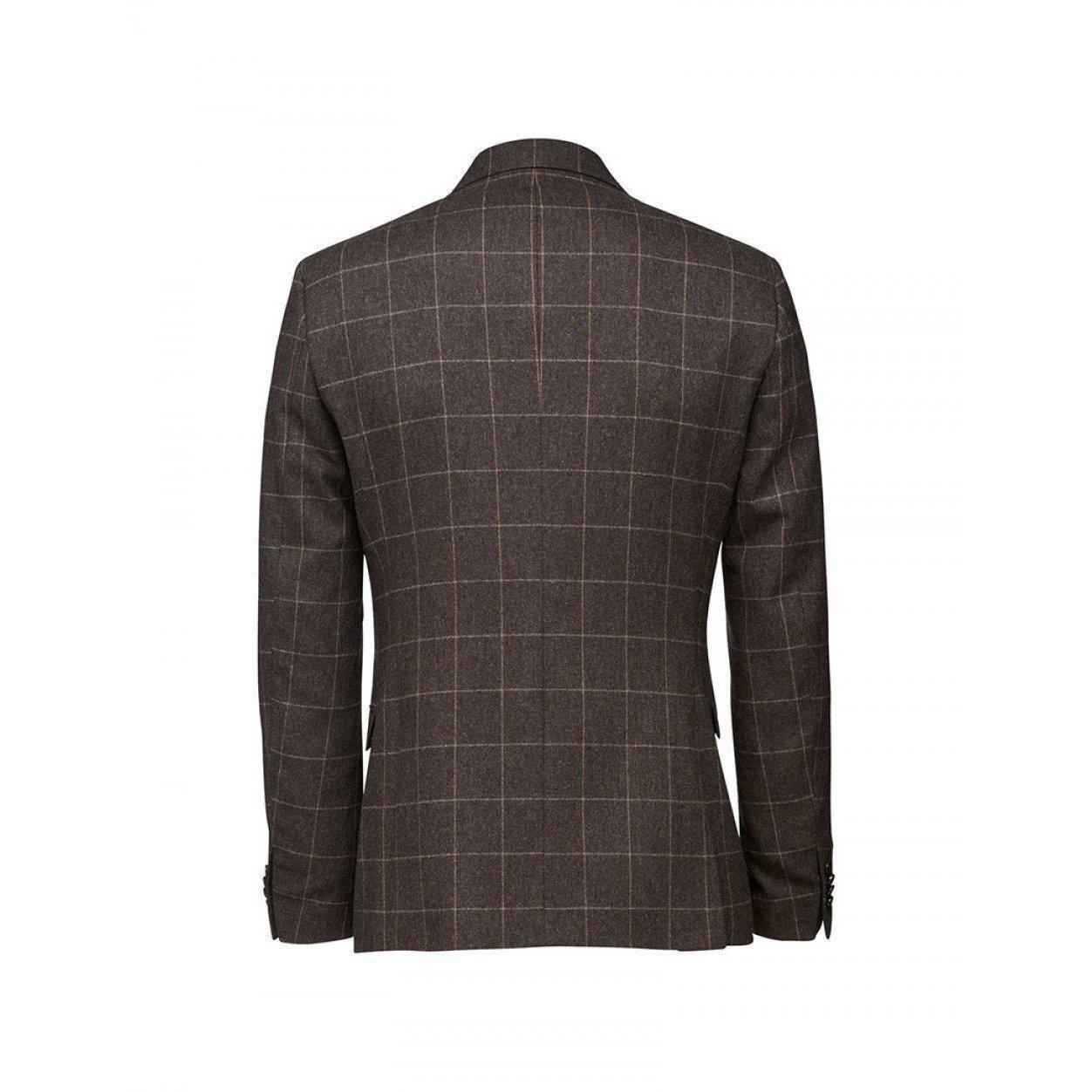 LAMONTE FLANNEL WINDOWPANE-MENS SPORT JACKETS-TIGER OF SWEDEN-JB Evans Fashions & Footwear