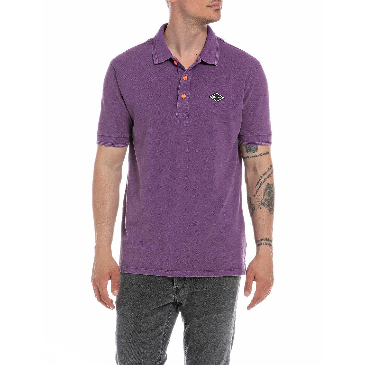 mens replay polo shirts