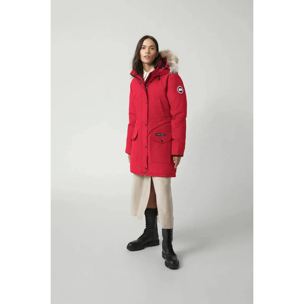 Mens Jackets Red Canada Goose Jacket Ladies Trillium Parka