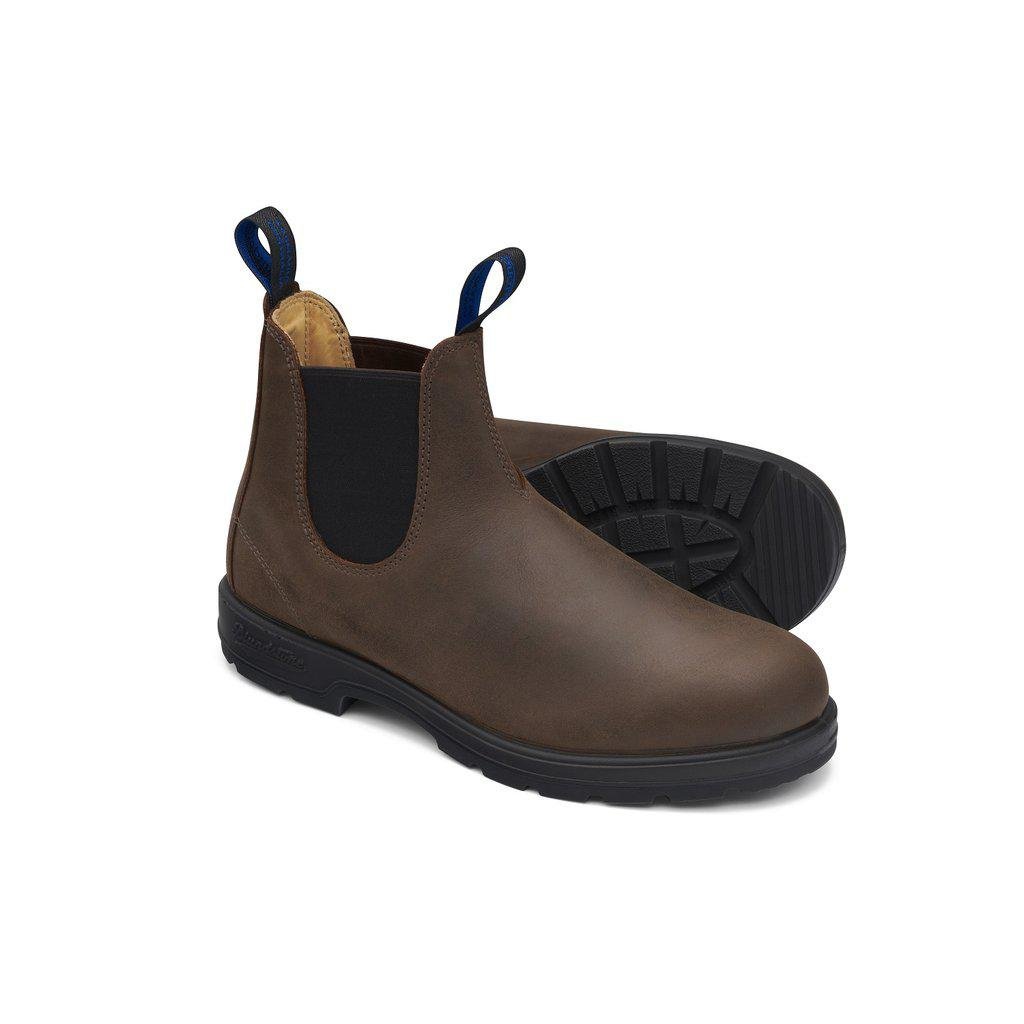 WINTER ROUND TOE ANTIQUE BROWN-UNISEX BOOTS-BLUNDSTONE-JB Evans Fashions & Footwear
