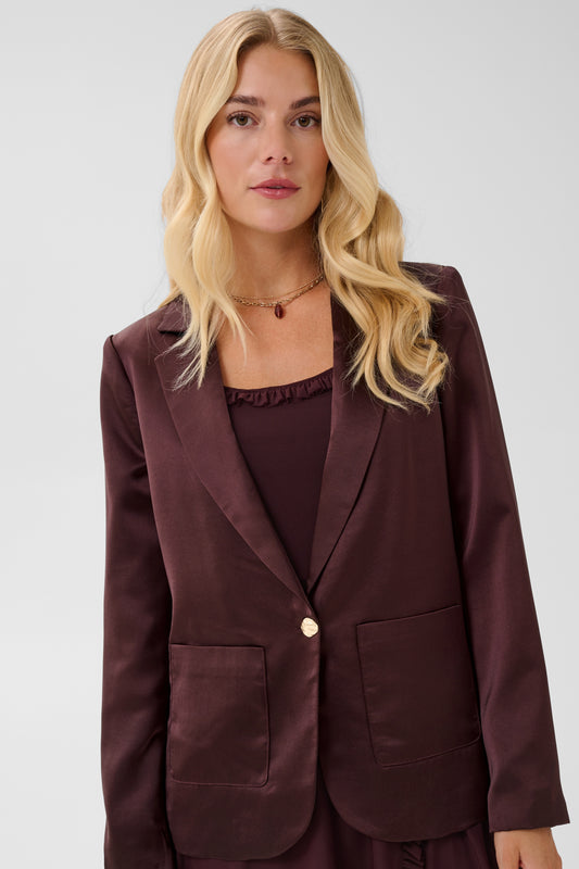 COCAMIA SATEEN BLAZER