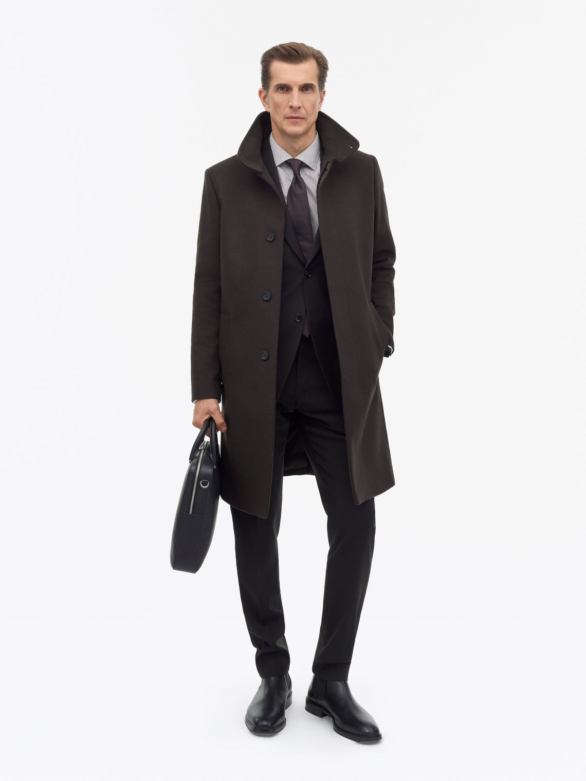 ALERIC COAT STRUCTURED WOOL