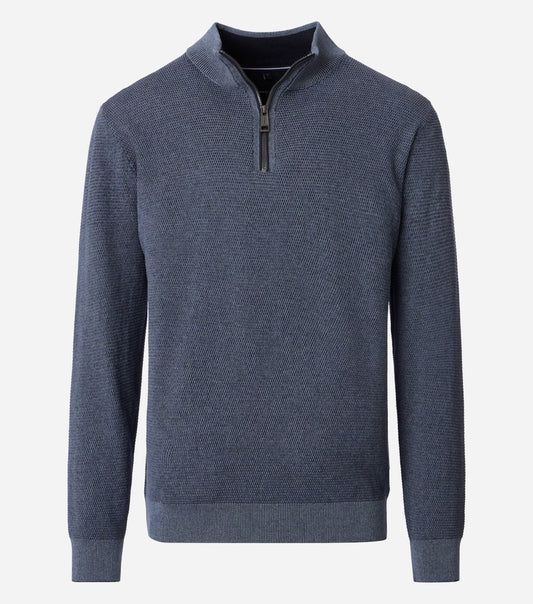 TEXTURED KNIT 1/4 ZIP - JB Evans Fashions & Footwear