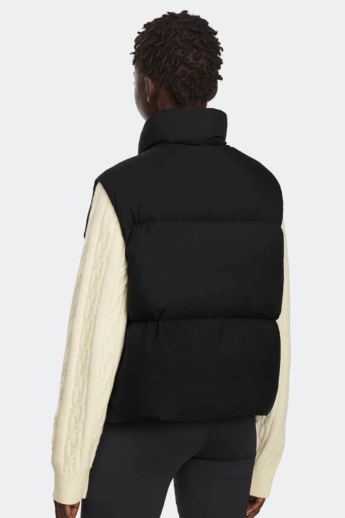 FALLON PUFFER VEST - TD BLACK
