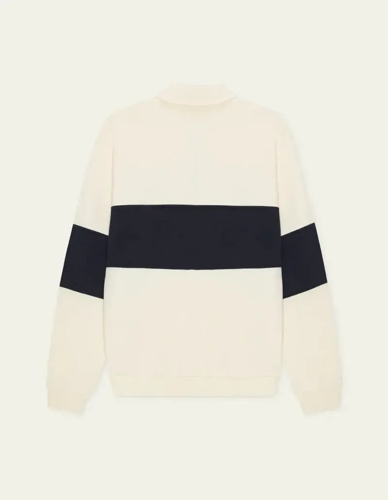 ZIPPER RUGBY SWEATSHIRT