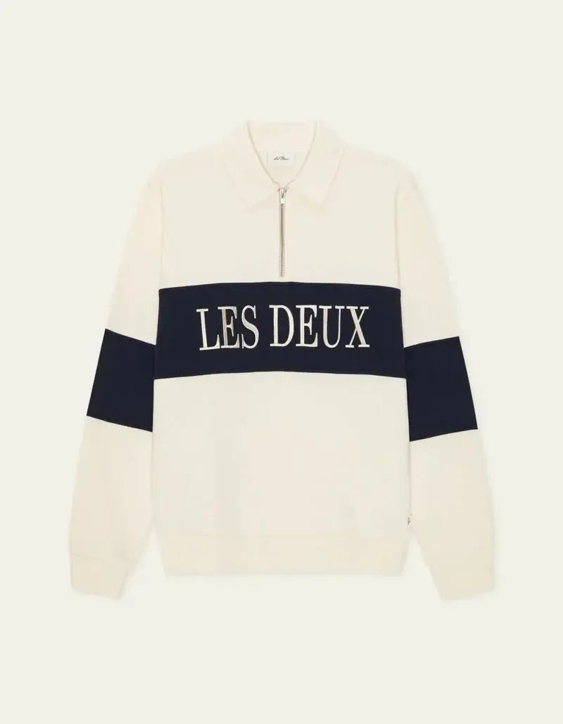 ZIPPER RUGBY SWEATSHIRT