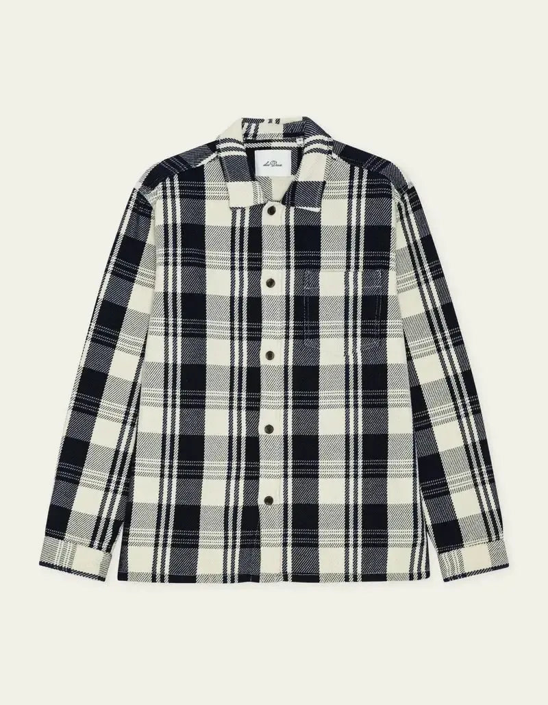 STRUCTURED CHECK OVERSHIRT