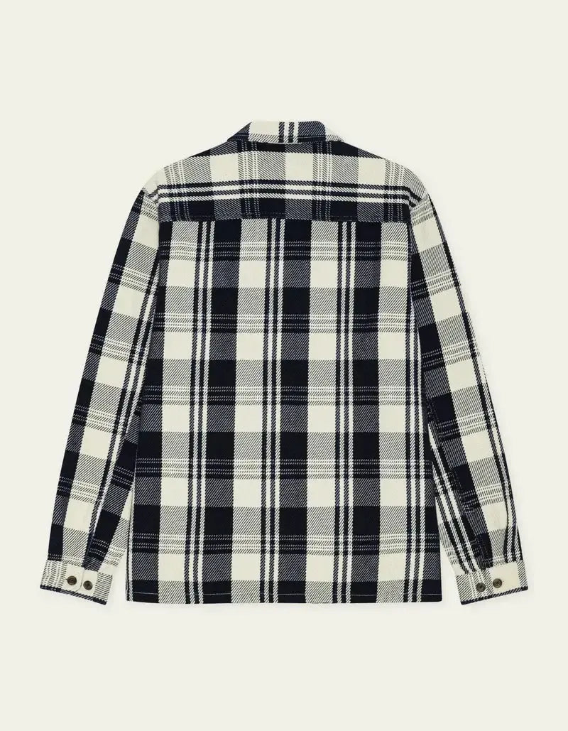 STRUCTURED CHECK OVERSHIRT