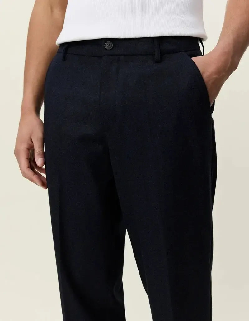 WOOL REG SUIT PANTS