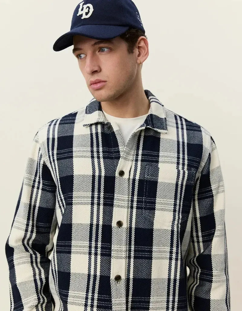 STRUCTURED CHECK OVERSHIRT