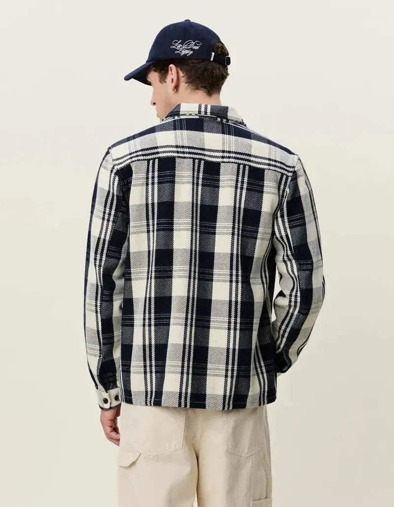 STRUCTURED CHECK OVERSHIRT