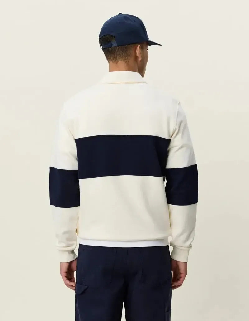 ZIPPER RUGBY SWEATSHIRT