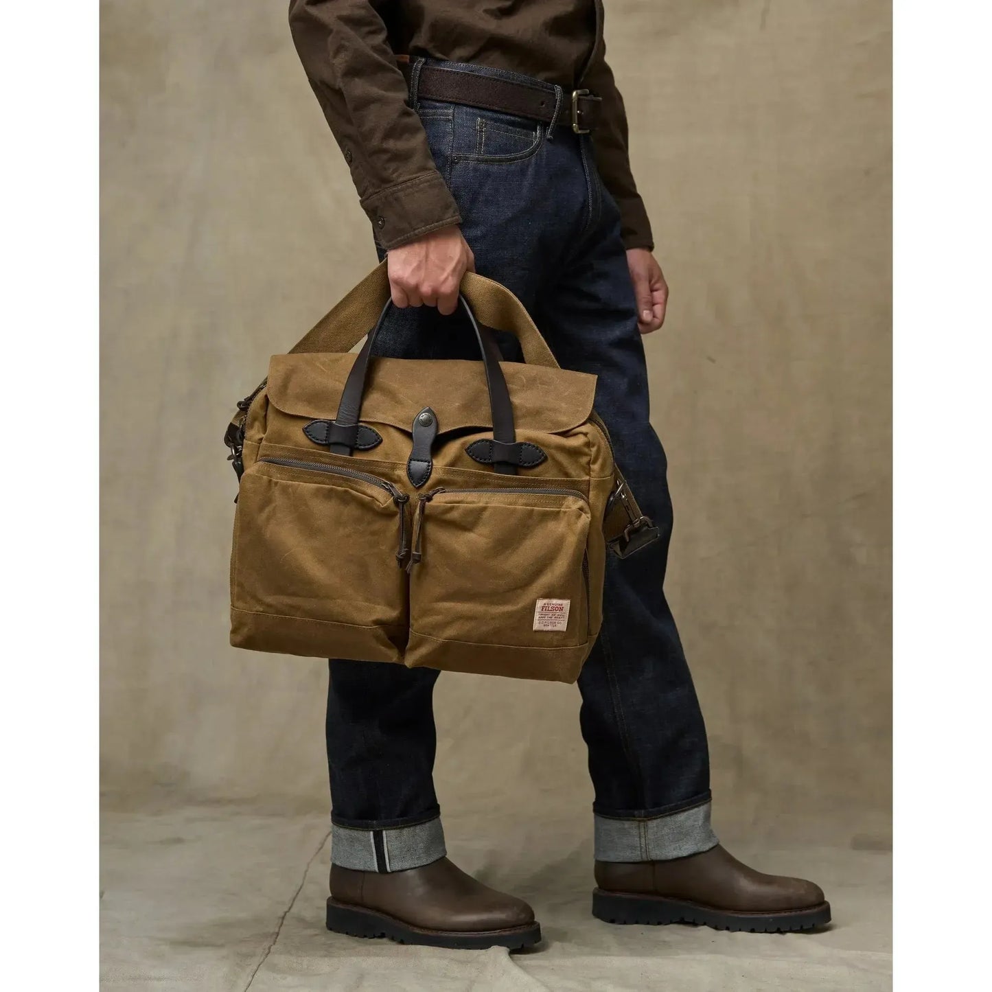 24 HOUR TIN CLOTH BRIEFCASE-TRAVEL ACCESSORIES-FILSON-JB Evans Fashions & Footwear