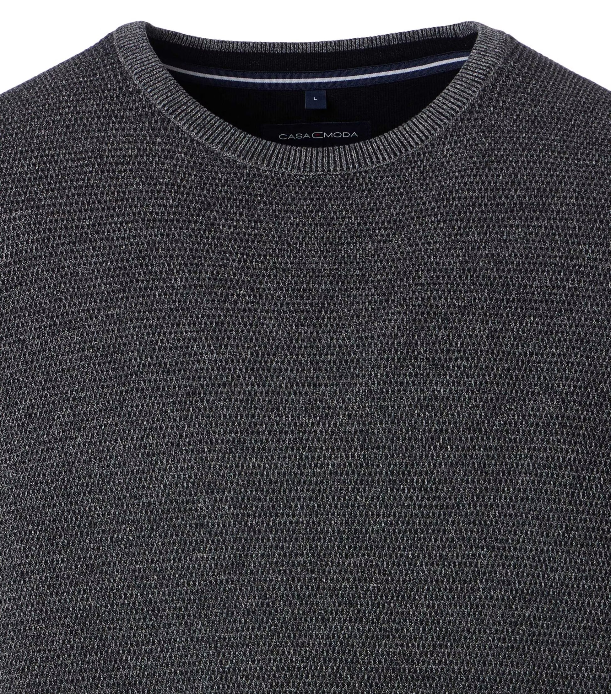 TEXTURED KNIT CREWNECK SWEATER - JB Evans Fashions & Footwear