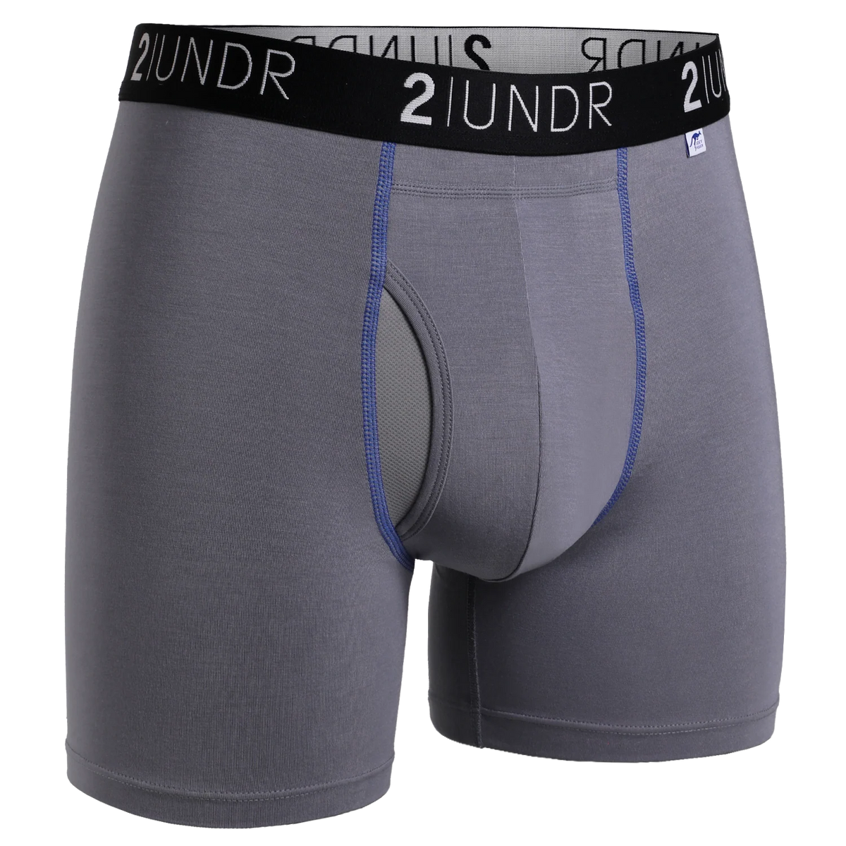 2UNDR SS 6" BB SOLID 3PK BLK/GRY/NVY