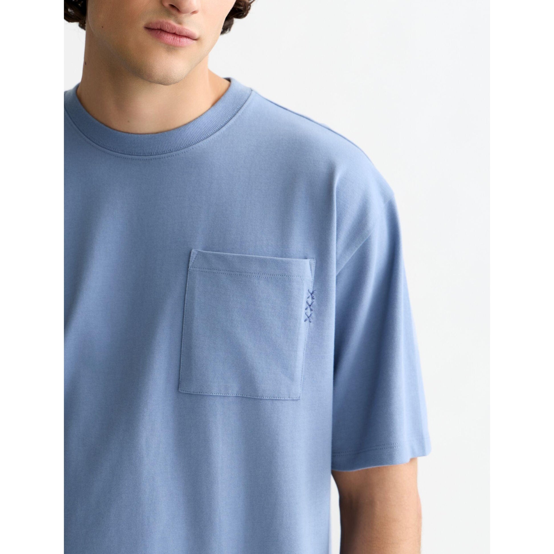 3 CROSS CHEST POCKET LOOSE-FIT TEE-MENS T-SHIRTS & POLO'S-SCOTCH & SODA-JB Evans Fashions & Footwear