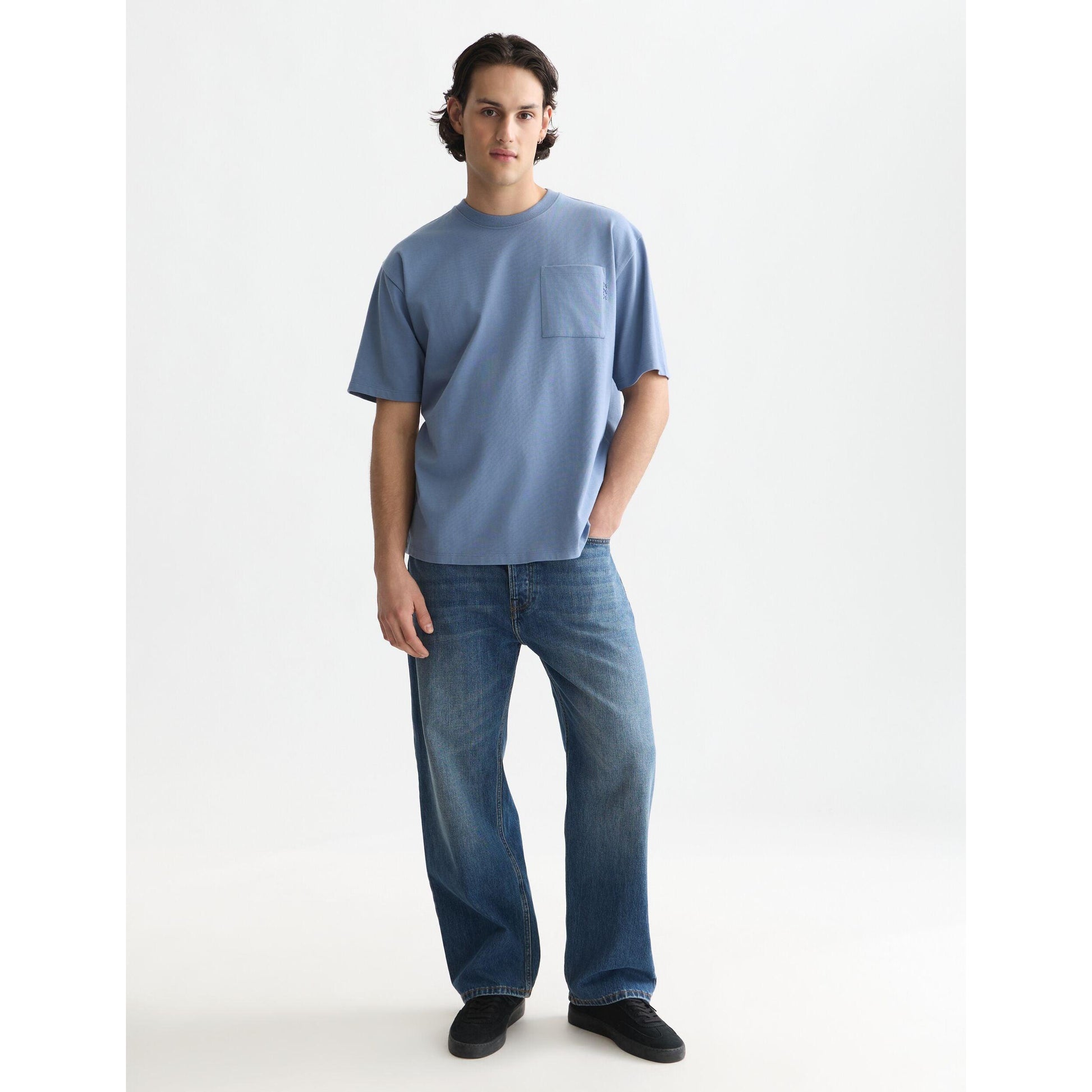 3 CROSS CHEST POCKET LOOSE-FIT TEE-MENS T-SHIRTS & POLO'S-SCOTCH & SODA-JB Evans Fashions & Footwear