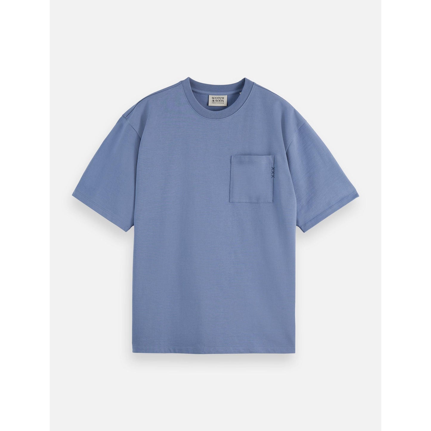 3 CROSS CHEST POCKET LOOSE-FIT TEE-MENS T-SHIRTS & POLO'S-SCOTCH & SODA-JB Evans Fashions & Footwear