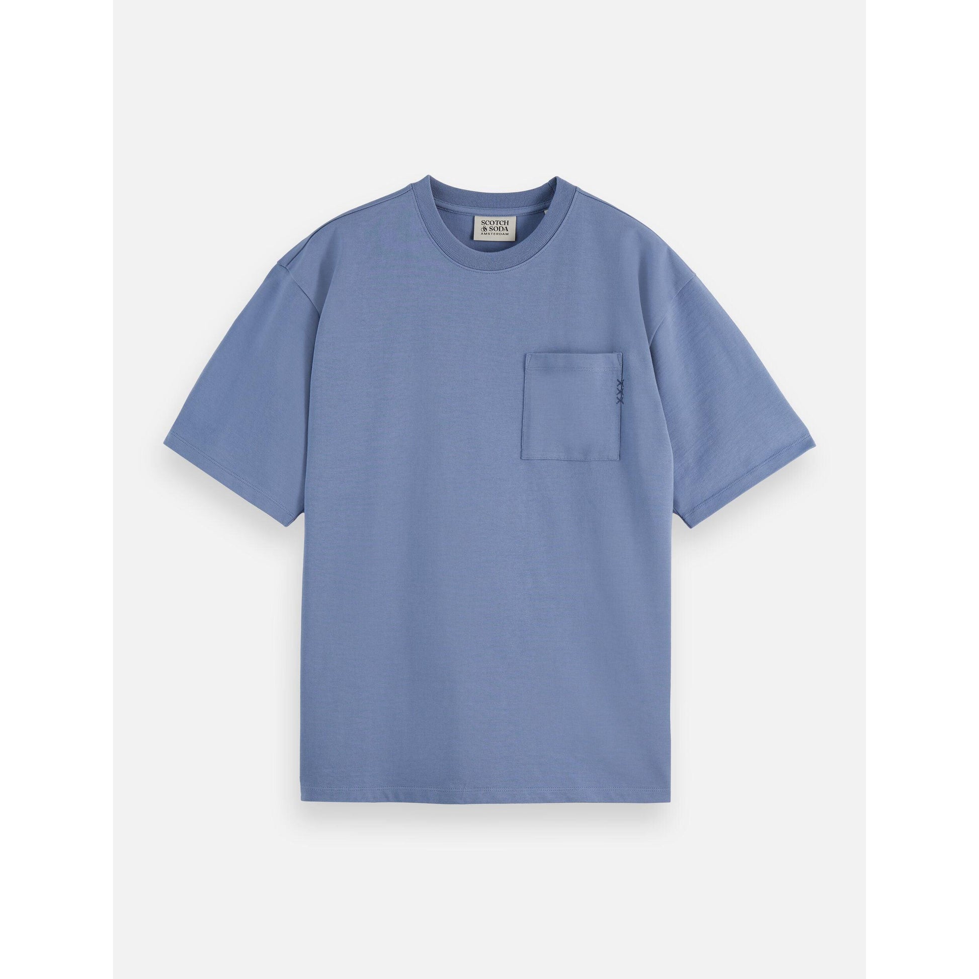 3 CROSS CHEST POCKET LOOSE-FIT TEE-MENS T-SHIRTS & POLO'S-SCOTCH & SODA-JB Evans Fashions & Footwear